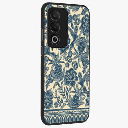 Heirloom Wild Bloom Glass Case upright view showcasing delicate wildflower artwork with timeless floral theme.
