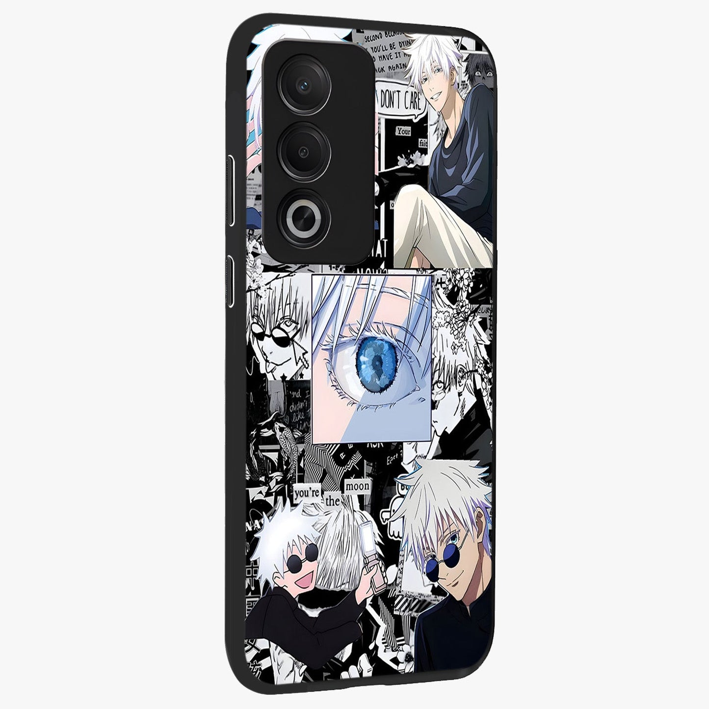 Infinity Sorcerer Chaos Glass Case upright view showcasing dramatic sorcerer artwork with chaotic mystical theme.