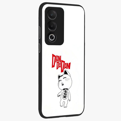 Playful Spirit Charm Glass Case upright view showcasing vibrant charm artwork with fun artistic theme.