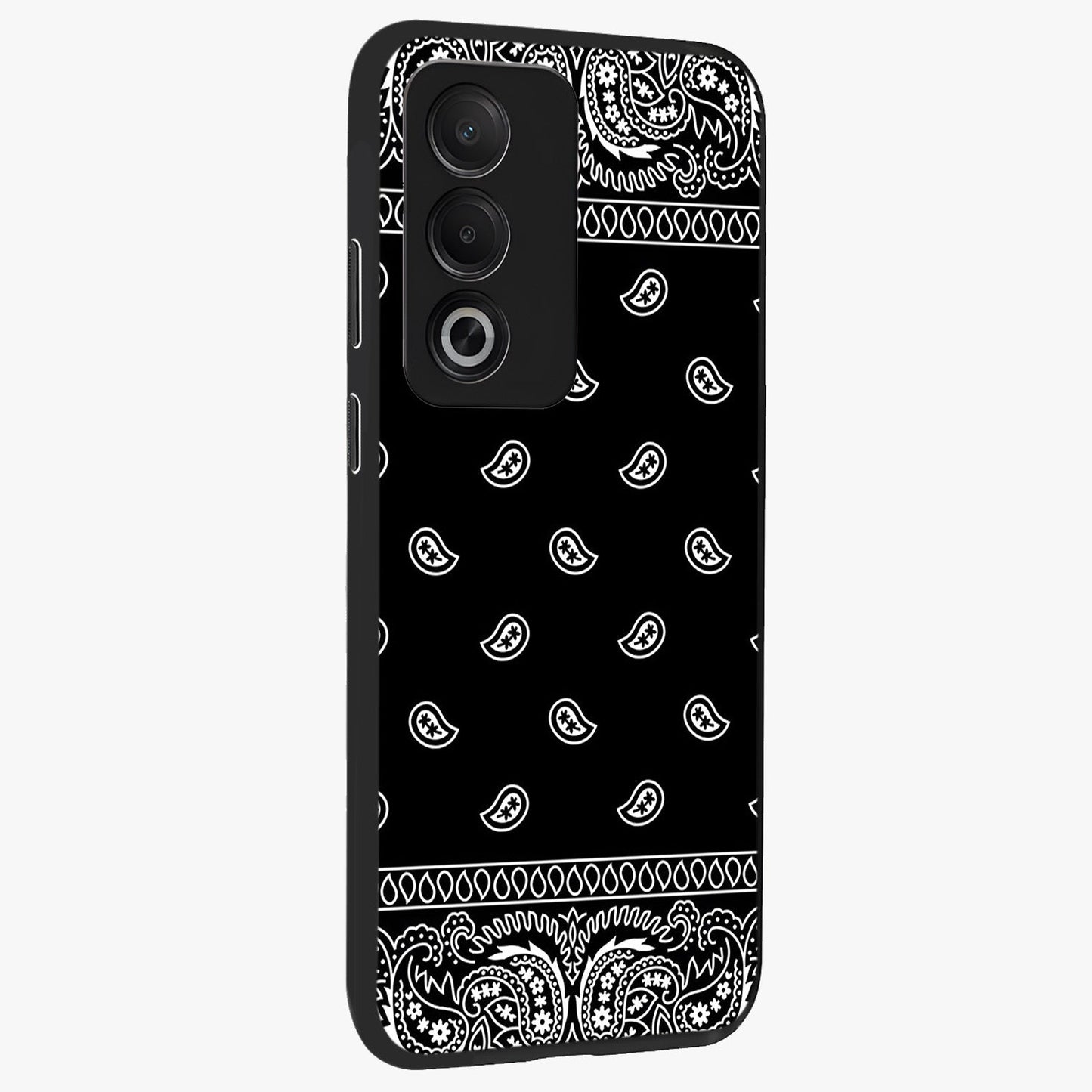 Retro Rebel Threads Glass Case upright view showcasing stylish vintage artwork with bold retro theme.