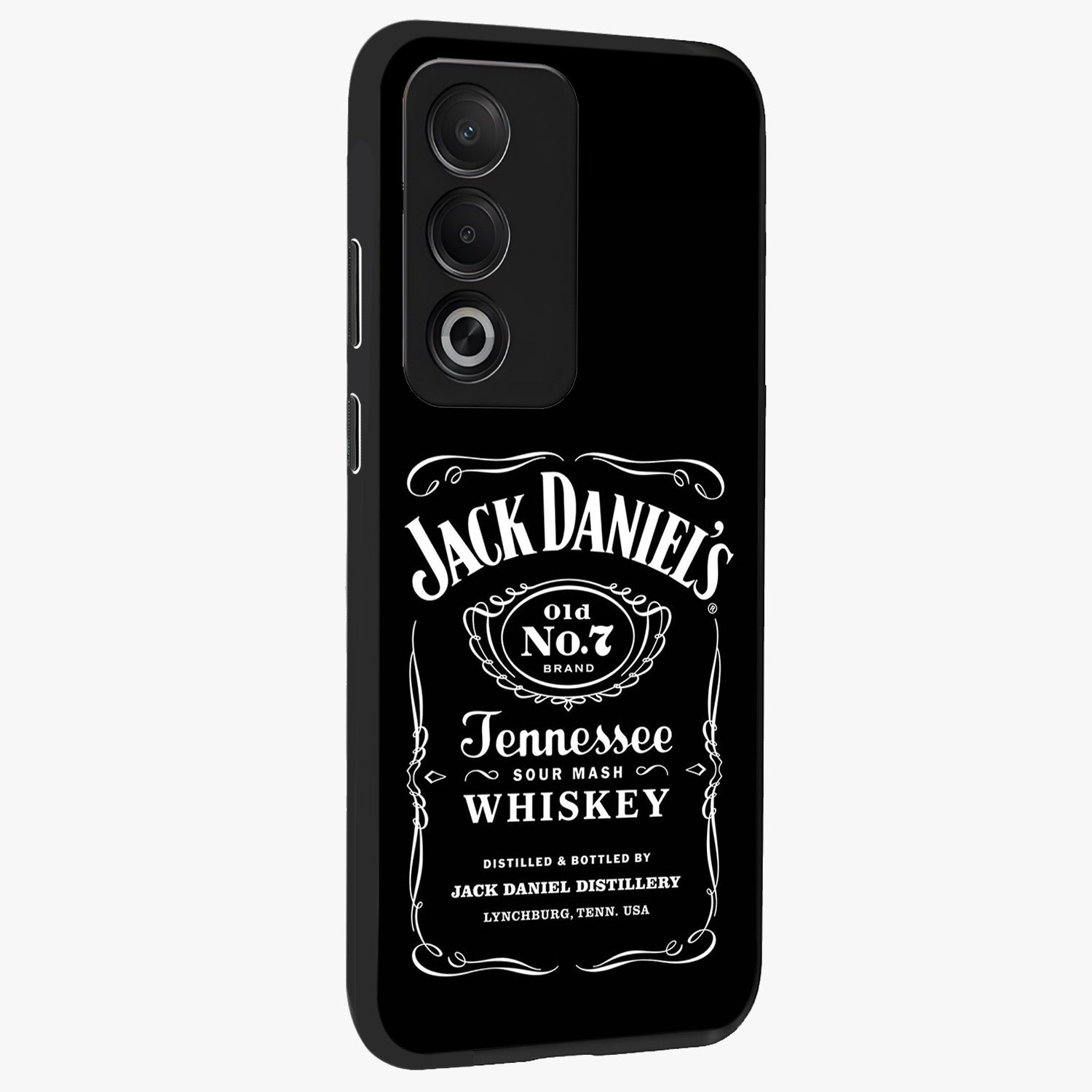 Vintage Whiskey Heritage Glass Case upright view showcasing stylish vintage whiskey artwork with timeless bar culture theme.