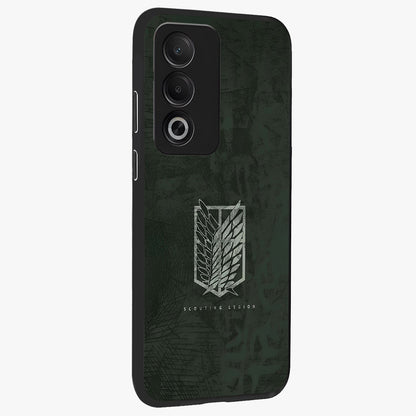 Wings Of Freedom Glass Case upright view showcasing powerful wings artwork with freedom themed design.