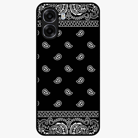 Retro Rebel Threads Glass Case showing flat back view with vintage street style artwork and glossy glass finish.