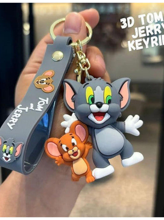 Tom Jerry Loop Keychain