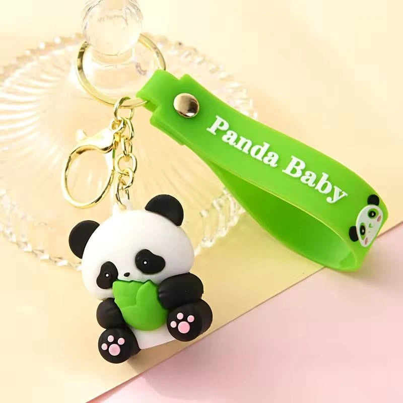 Panda Pop Loop Keychain