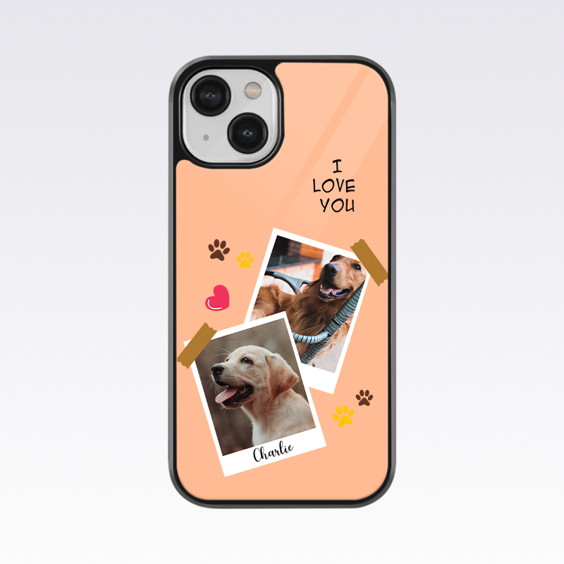 Pet Lover Custom Photo Glass Case