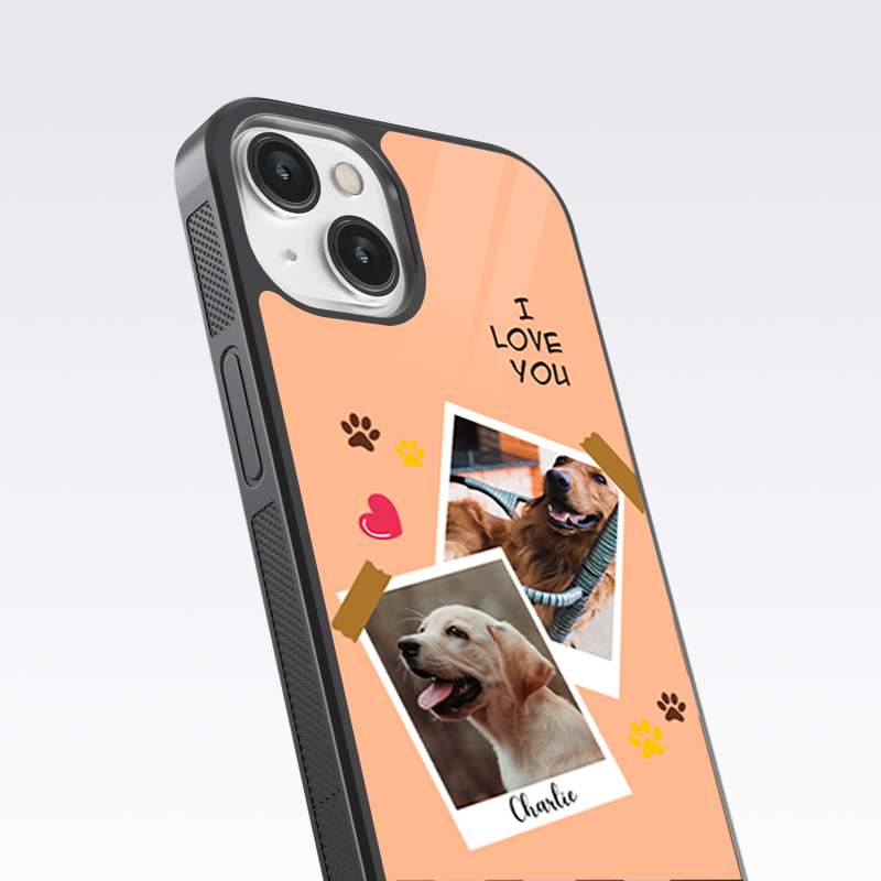 Pet Lover Custom Photo Glass Case