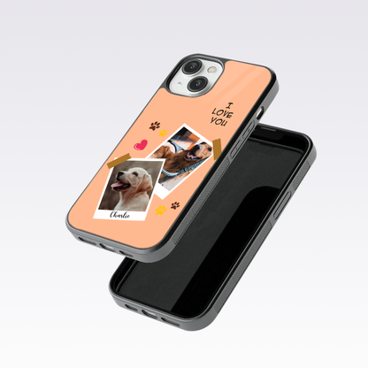 Pet Lover Custom Photo Glass Case