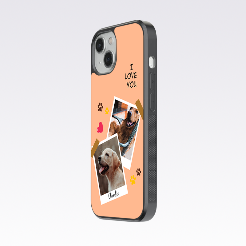 Pet Lover Custom Photo Glass Case