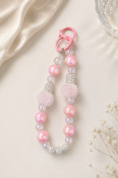 Pink Bloom Phone Charm