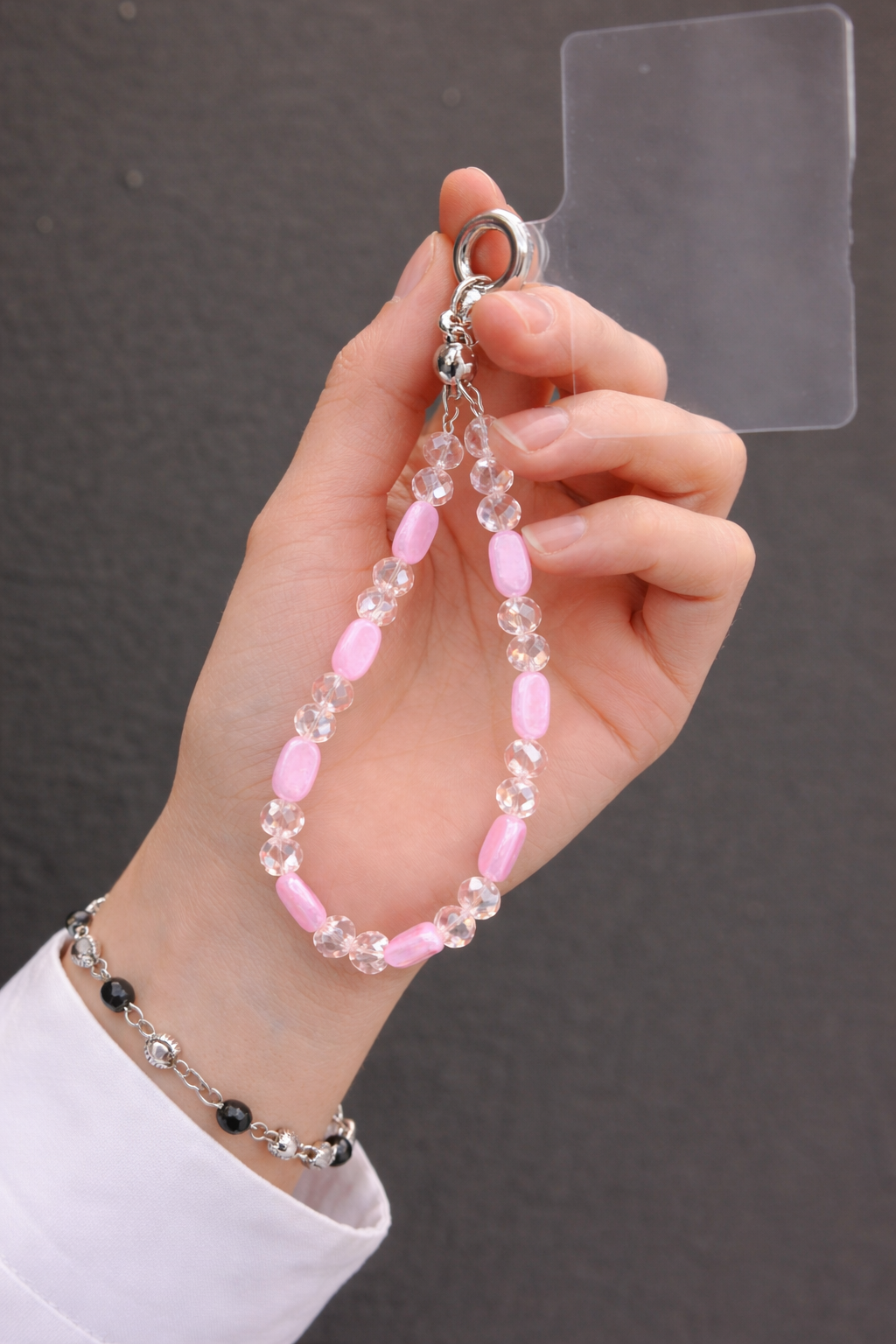 Rosy Crystal Dream Phone Charm