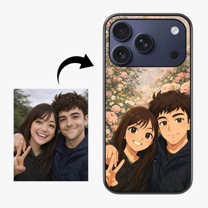Custom Personalised Art Photo Glass Case