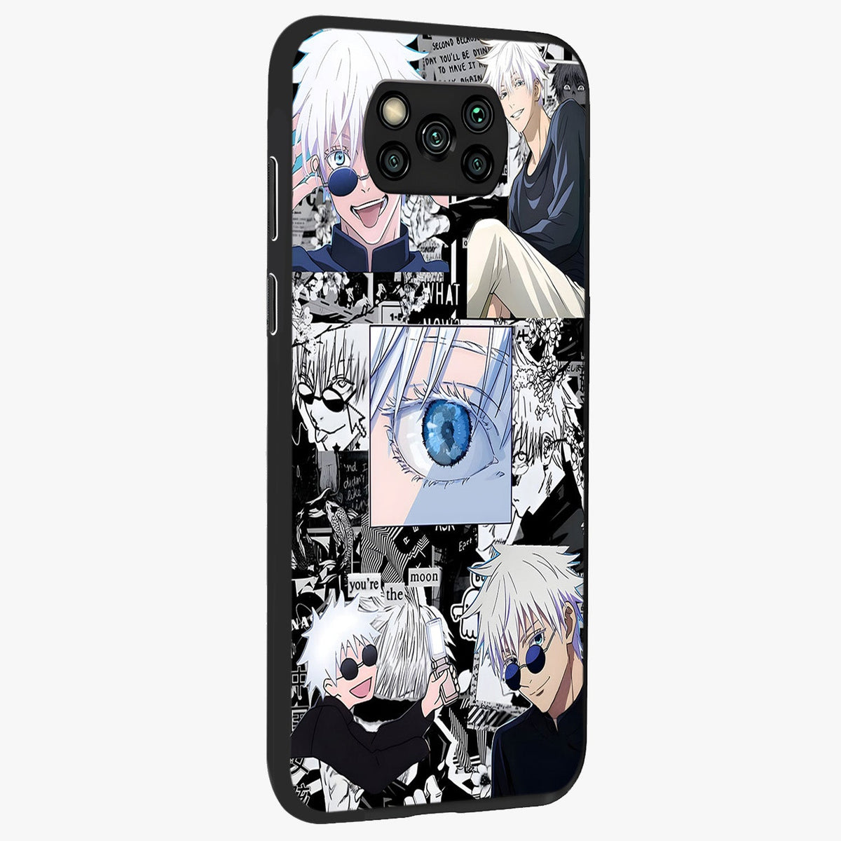 Infinity Sorcerer Chaos Glass Case upright view showcasing dramatic sorcerer artwork with chaotic mystical theme.