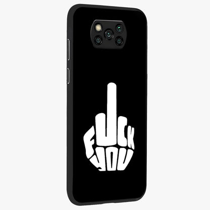 Rebel Mode On Glass Case upright view showcasing striking statement artwork with bold rebellious theme.