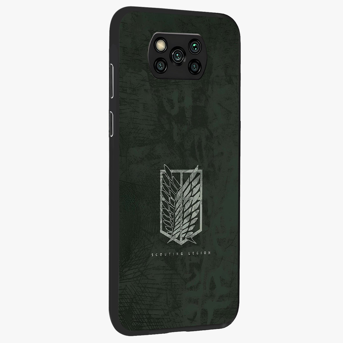 Wings Of Freedom Glass Case upright view showcasing powerful wings artwork with freedom themed design.