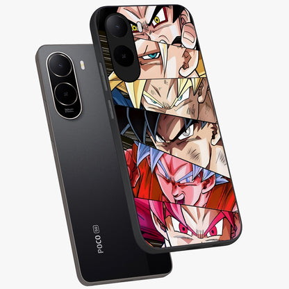 Anime Character Glass Case displayed in angled mockup highlighting colorful anime character illustration.