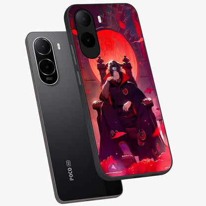 Blood Moon Sovereign Glass Case displayed in angled mockup highlighting dark celestial moon design and dramatic theme.