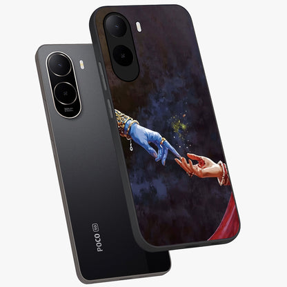 Divine Touch Eternal Glass Case displayed in angled mockup highlighting elegant divine inspired design with calm aesthetic style.