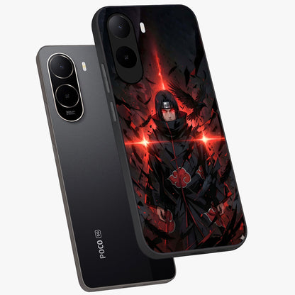 Focused Blade Discipline Glass Case displayed in angled mockup highlighting clean minimal text artwork with modern aesthetic style.
