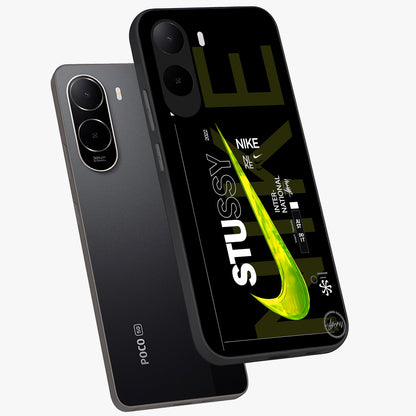 Neon Street Edition Glass Case displayed in angled mockup highlighting vibrant urban design with bold street aesthetic.