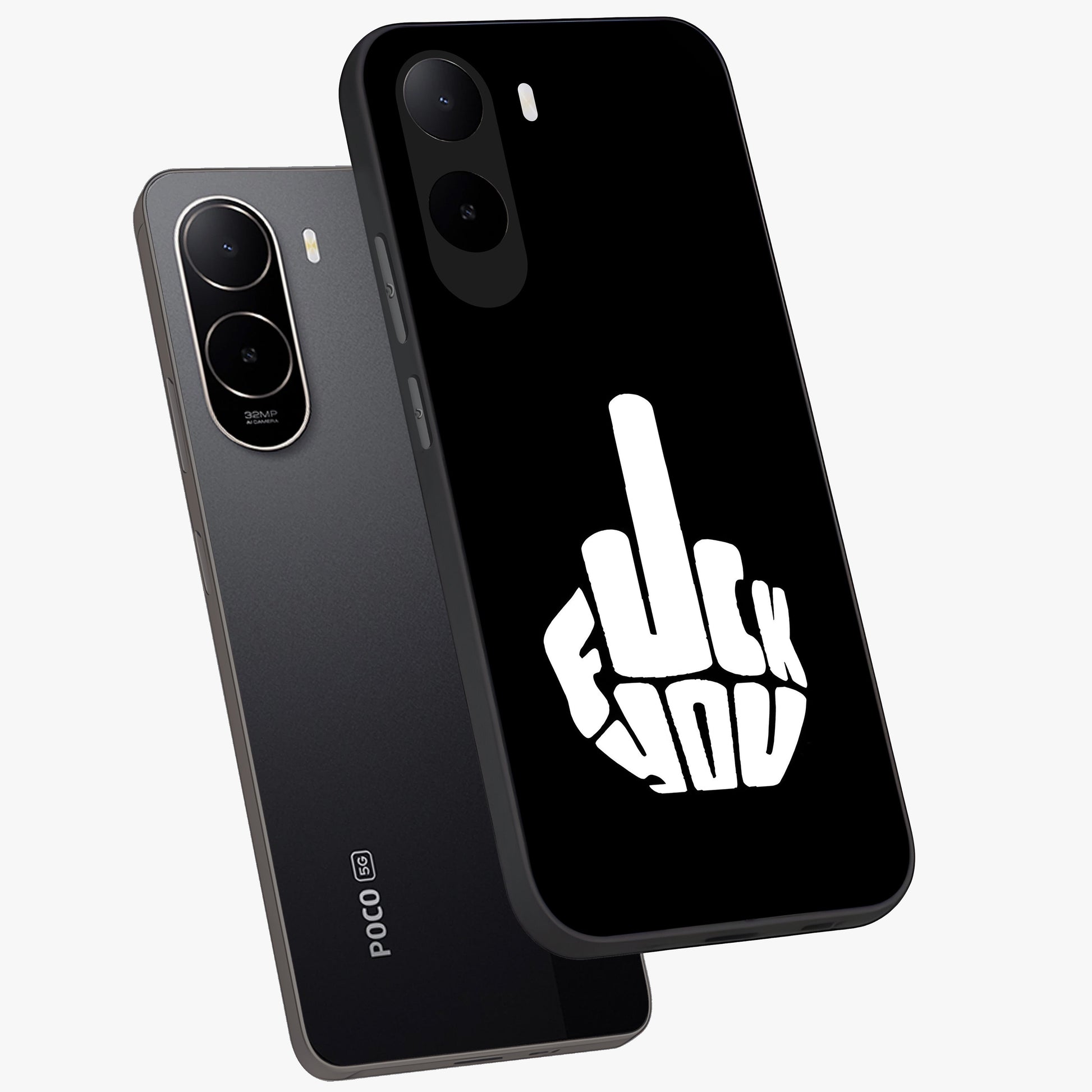 Rebel Mode On Glass Case displayed in angled mockup highlighting edgy text design with modern street aesthetic.
