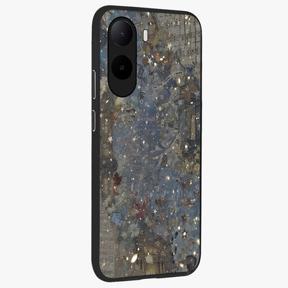 Aesthetic Astrolophia Glass Case upright view showcasing soft aesthetic theme with stylish modern look.