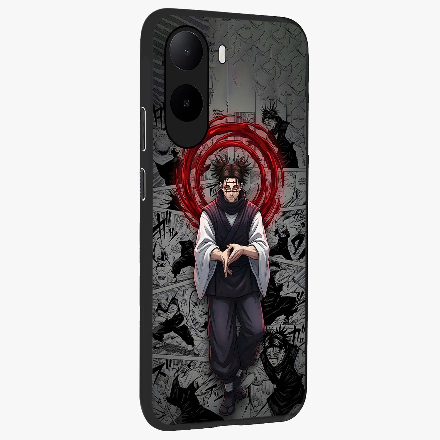 Cursed Ritual Ascension Glass Case upright view showcasing powerful ascension artwork with dark fantasy theme.