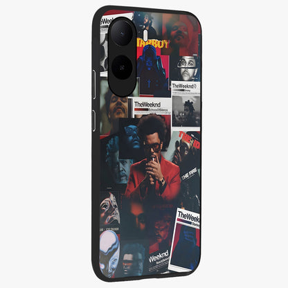 The Weeknd Glass Case upright view showcasing bold music themed artwork with contemporary artistic style.