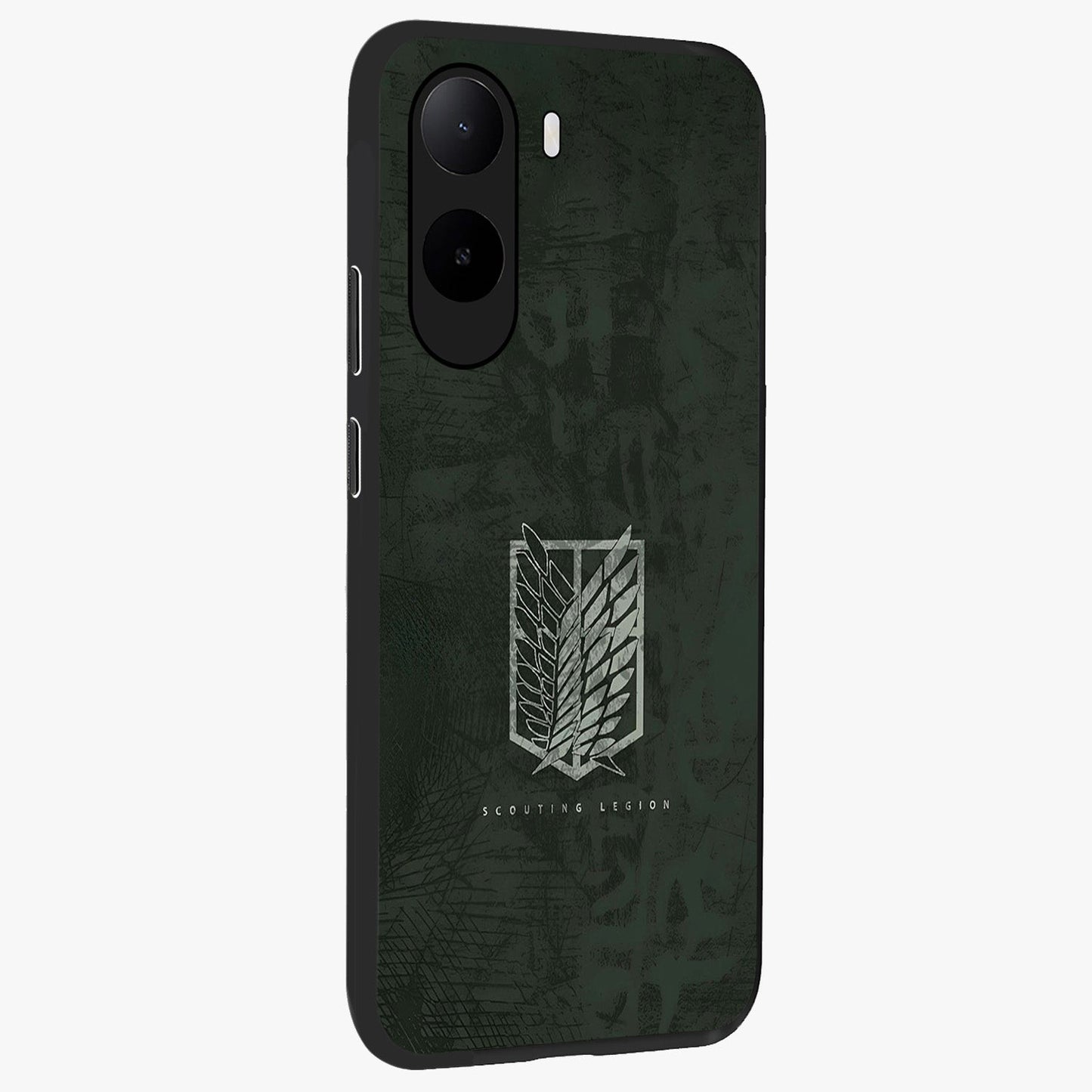 Wings Of Freedom Glass Case upright view showcasing powerful wings artwork with freedom themed design.