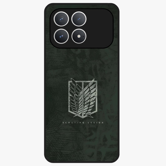 Wings Of Freedom Glass Case showing flat back view with symbolic wings artwork and glossy glass finish.