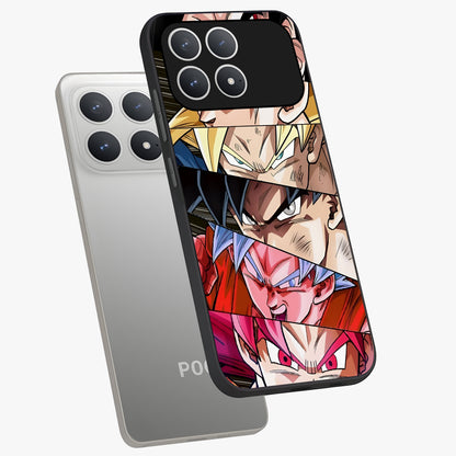 Anime Character Glass Case displayed in angled mockup highlighting colorful anime character illustration.
