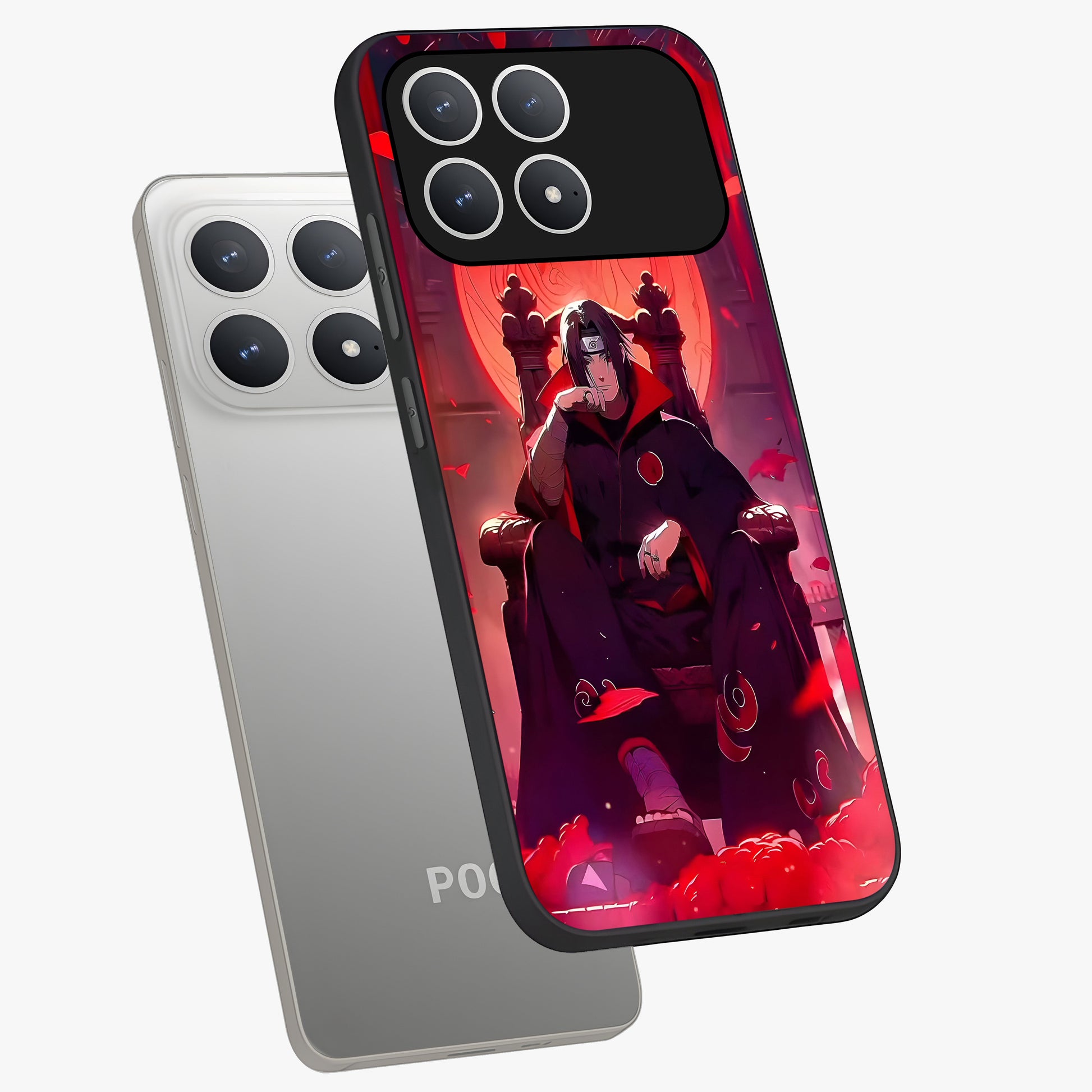 Blood Moon Sovereign Glass Case displayed in angled mockup highlighting dark celestial moon design and dramatic theme.