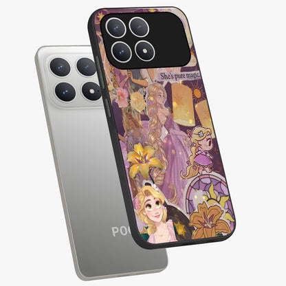 Magical Tangled Dream Glass Case displayed in angled mockup highlighting whimsical fantasy design with magical aesthetic.