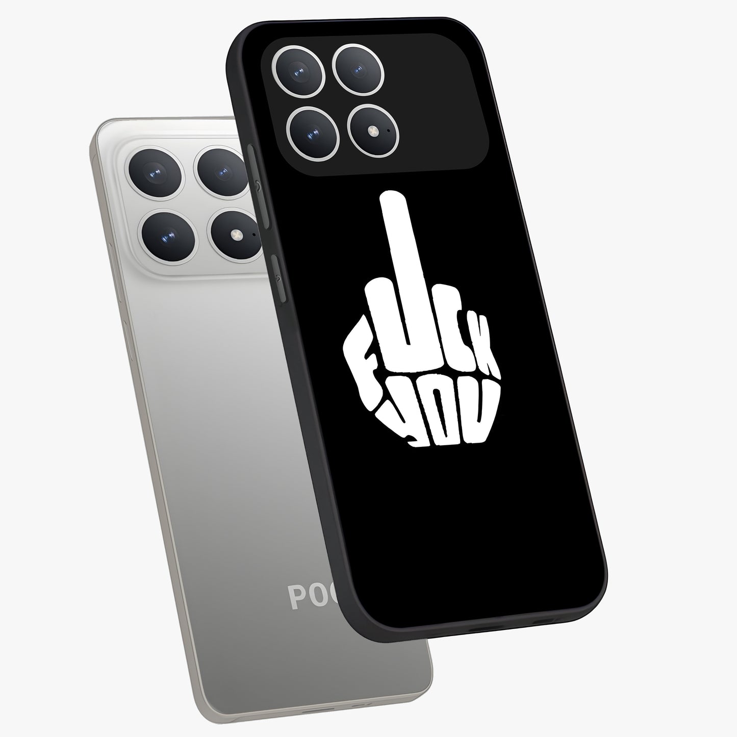 Rebel Mode On Glass Case displayed in angled mockup highlighting edgy text design with modern street aesthetic.