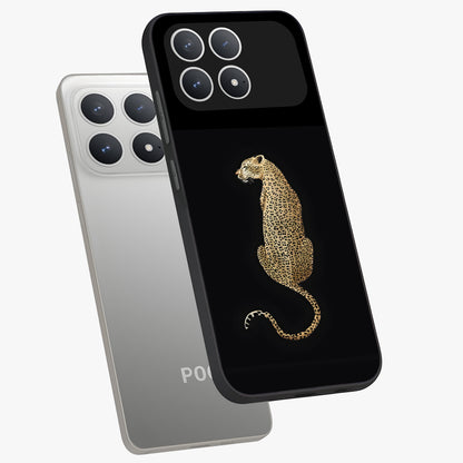 Regal Leopard Glass Case displayed in angled mockup highlighting powerful animal illustration with stylish wild aesthetic.