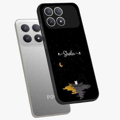 Silent Night Row Glass Case displayed in angled mockup highlighting peaceful evening design with dreamy night aesthetic.