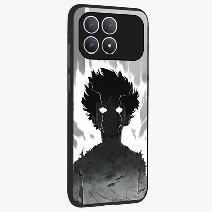 Awakened Inner Rage Glass Case upright view showcasing dramatic artwork with strong expressive aesthetic.