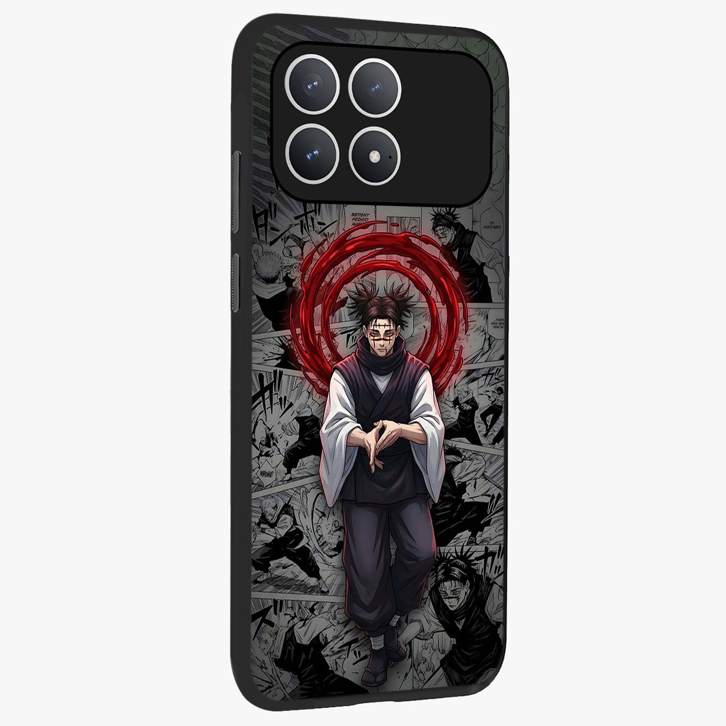 Cursed Ritual Ascension Glass Case upright view showcasing powerful ascension artwork with dark fantasy theme.