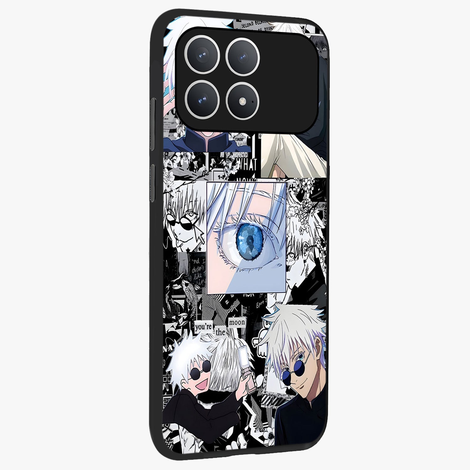 Infinity Sorcerer Chaos Glass Case upright view showcasing dramatic sorcerer artwork with chaotic mystical theme.