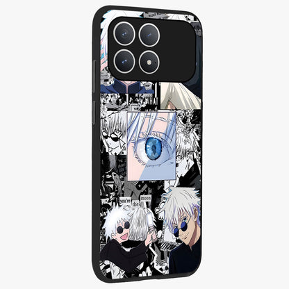 Infinity Sorcerer Chaos Glass Case upright view showcasing dramatic sorcerer artwork with chaotic mystical theme.