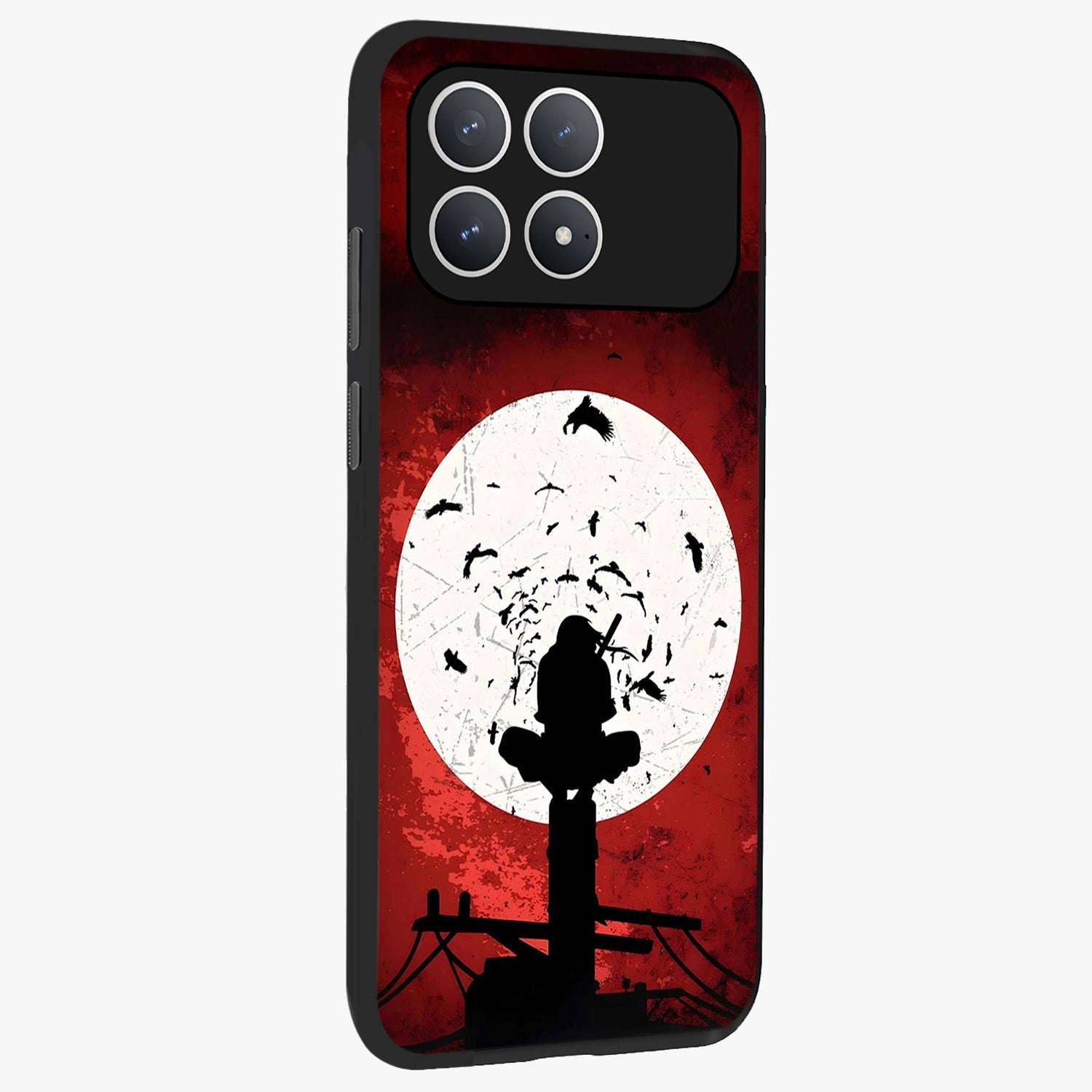 It Comes In Waves Quote Glass Case upright view showcasing calm wave artwork with motivational quote theme.