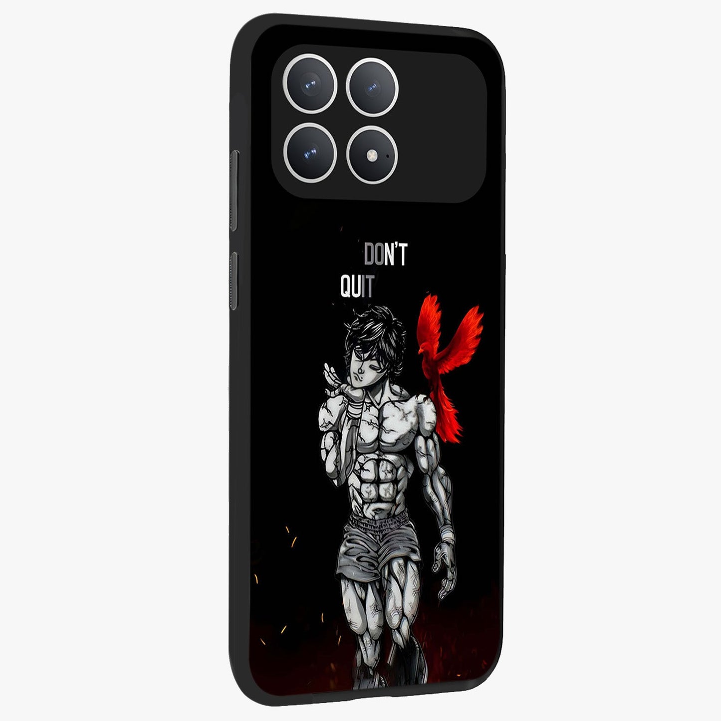 Rise Beyond Limits Glass Case upright view showcasing powerful inspirational artwork with uplifting theme.