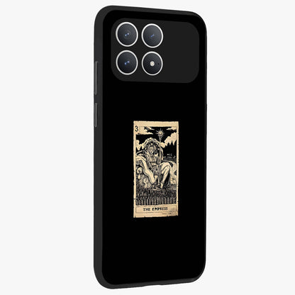 The Empress Glass Case upright view showcasing powerful empress themed artwork with luxurious artistic theme.