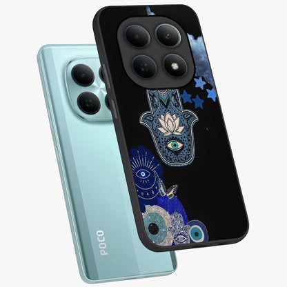 Mystic Hand Aura Glass Case displayed in angled mockup highlighting magical aura design with spiritual aesthetic style.