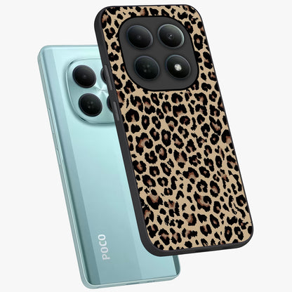 Savage Chic Pattern Glass Case displayed in angled mockup highlighting bold fashion inspired design with chic aesthetic.