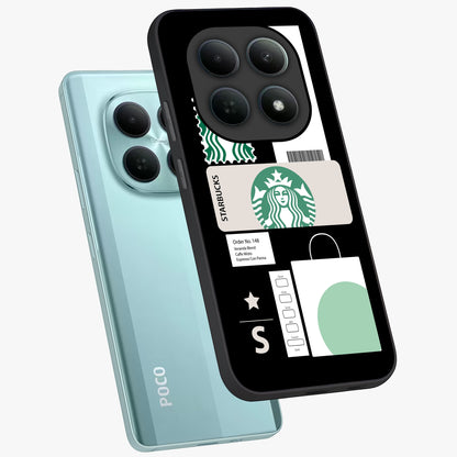 Starbucks Mocha Glass Case displayed in angled mockup highlighting stylish mocha themed design with cozy café aesthetic.