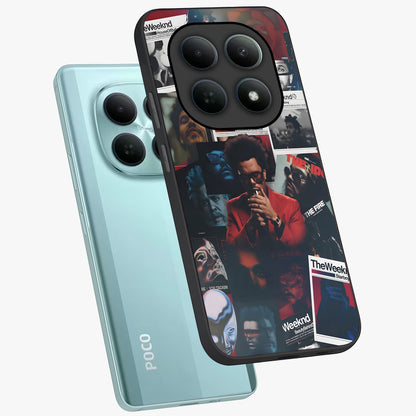 The Weeknd Glass Case displayed in angled mockup highlighting stylish pop culture inspired design with modern aesthetic.