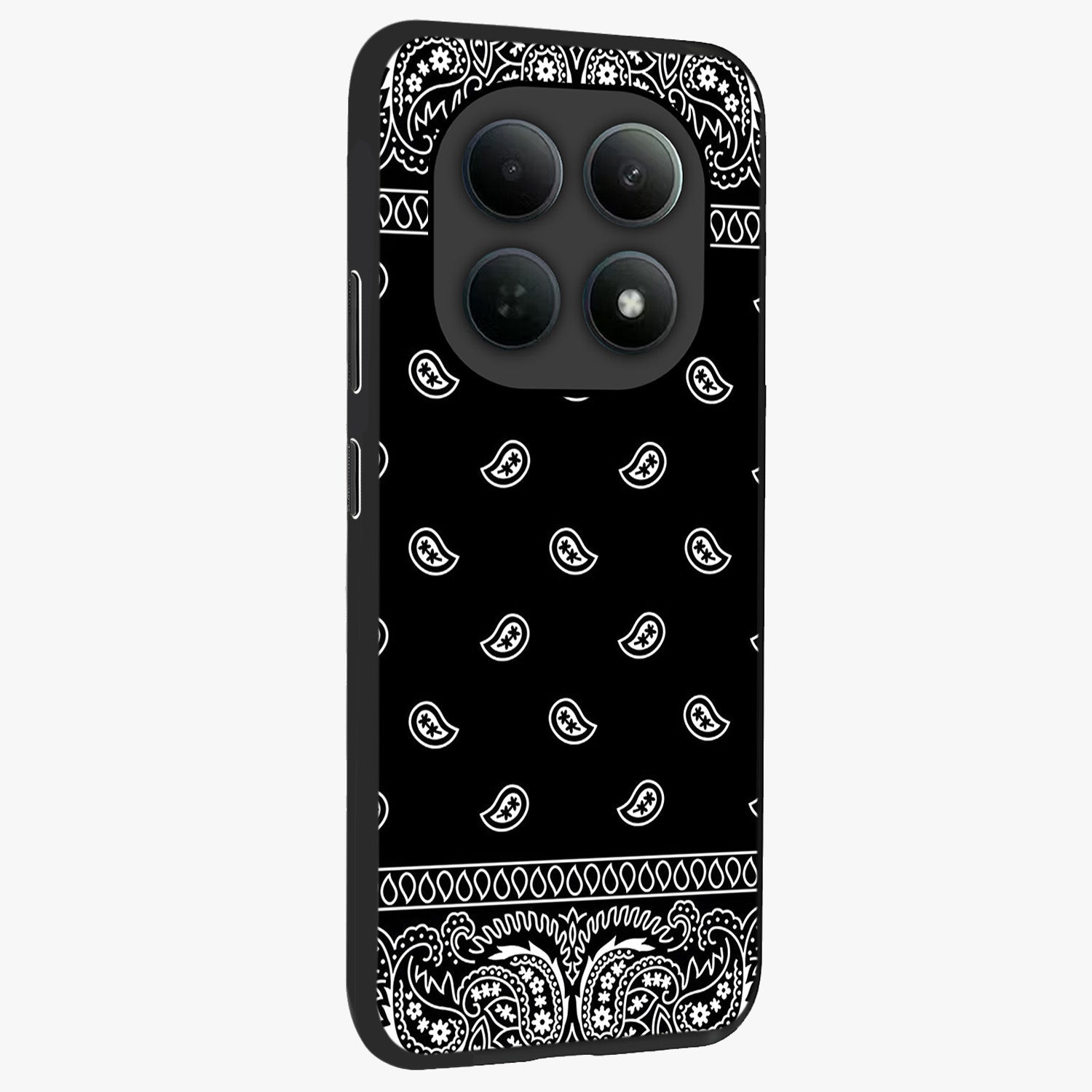 Retro Rebel Threads Glass Case upright view showcasing stylish vintage artwork with bold retro theme.