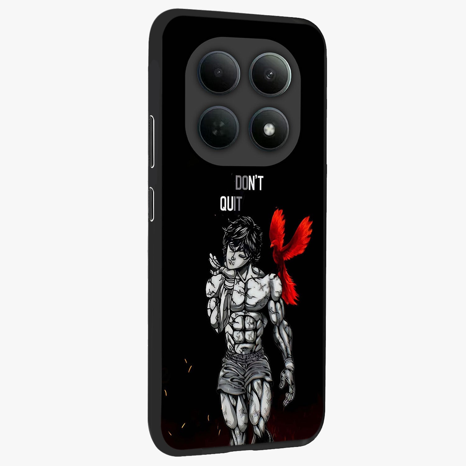 Rise Beyond Limits Glass Case upright view showcasing powerful inspirational artwork with uplifting theme.