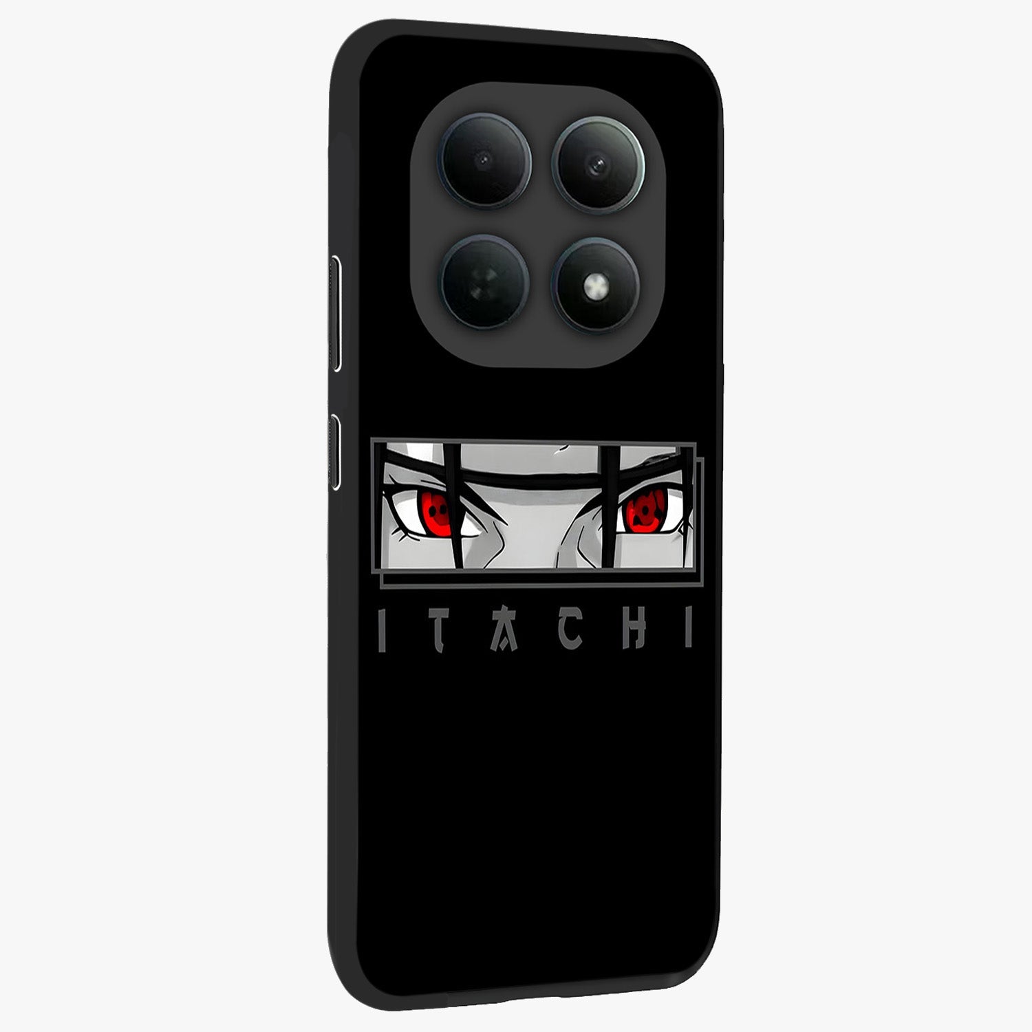 Scarlet Gaze Dominance Glass Case upright view showcasing powerful dramatic artwork with dominant artistic theme.